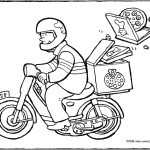 Pizza Coloriage Élégant Transport Thoughtfully Designed Colouring Pages Page 3