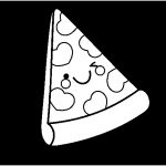 Pizza Coloriage Nice You Have A Pizza My Heart Coloring Page Coloringcrew