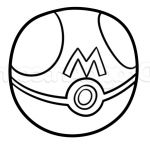 Pokeball Coloriage Inspiration How To Draw A Master Ball From Pokemon Step By Step