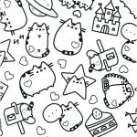 Pusheen Coloriage Nice Pusheen Cat Printable Coloring Pages Sketch Coloring Page