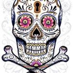 Tete De Mort Mexicaine Coloriage Génial Accessoires Tete De Mort Mexicaine