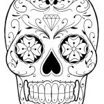Tete De Mort Mexicaine Coloriage Génial Sugar Skull Mandalas Pinterest