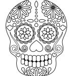 Tete De Mort Mexicaine Coloriage Meilleur De Coloriage Mandala Tete De Mort Avec Et Dessin A