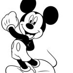 Tête Mickey Coloriage Élégant Coloriage Mickey Les Beaux Dessins De Disney à Imprimer
