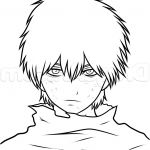 Tokyo Ghoul Coloriage Génial How To Draw Kaneki Easy From Tokyo Ghoul Step By Step