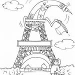 Tour Eiffel Coloriage Élégant 【大图】埃菲尔铁塔简笔画 简笔画 太平洋亲子网