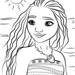 Vaiana Coloriage Inspiration Princess Moana Portrait Dibujo Para Colorear Categoras