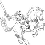 Zelda Coloriage Inspiration How To Draw Epona And Link From The Legend Of Zelda In
