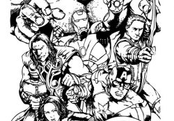 Avenger Coloriage Frais the Avengers Team assemble Coloring Page Download