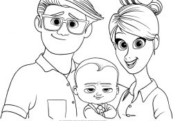 Baby Boss Coloriage Inspiration Coloriage De Baby Boss Avec Ses Parents