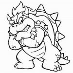 Bowser Coloriage Nice Bowser Coloring Pages