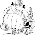 Coloriage Astérix Obélix Luxe Asterix And Obelisk Walking With Euphoric Mood Coloring