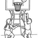 Coloriage Basketball Nice Coloriage Basketball Pour Enfant Dessin Gratuit à Imprimer