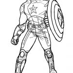 Coloriage Capitaine América Génial Coloriage De Captain America à Imprimer Gratuitement