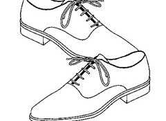 Coloriage Chaussures Nice Chaussure Homme Dessin