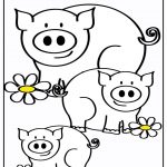 Coloriage Cochon D'inde Meilleur De Cochons 4 Coloriages Animaux De La Ferme