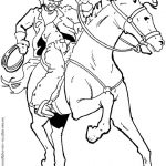 Coloriage Cow Boy Frais Horse And Cowboy Drawing At Getdrawings