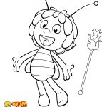 Coloriage D'halloween Nice Coloriage Maya L Abeille Momes