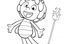 Coloriage D&amp;#039;halloween Nice Coloriage Maya L Abeille Momes