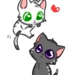 Coloriage De Chat Kawaii Inspiration Anime Kittens