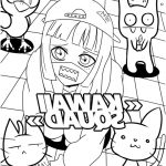 Coloriage De Fille Kawaii Nice Manga Kawaii Squad Mangas Coloriages Difficiles Pour