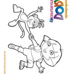 Coloriage Dora L'exploratrice Génial Coloriage Dora L Exploratrice à Imprimer Gratuitement