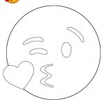 Coloriage Emoji A Imprimer Nouveau Coloriage Emoji Kissing Smiley Jecolorie