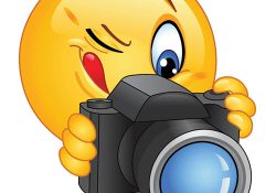 Coloriage Emoticone Élégant Grapher Smiley