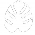 Coloriage Feuille Tropicale Génial Diy Monstera Leaf Doormat Embroidery