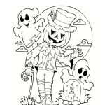 Coloriage Halloween Monstre Luxe Monstres D Halloween Les Coloriages
