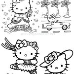 Coloriage Hello Kitty Sirene Luxe 19 Dessins De Coloriage Hello Kitty Princesse À Imprimer
