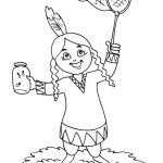 Coloriage Indienne Inspiration Coloriage Petite In Nne 27 Coloriage Enfants Filles
