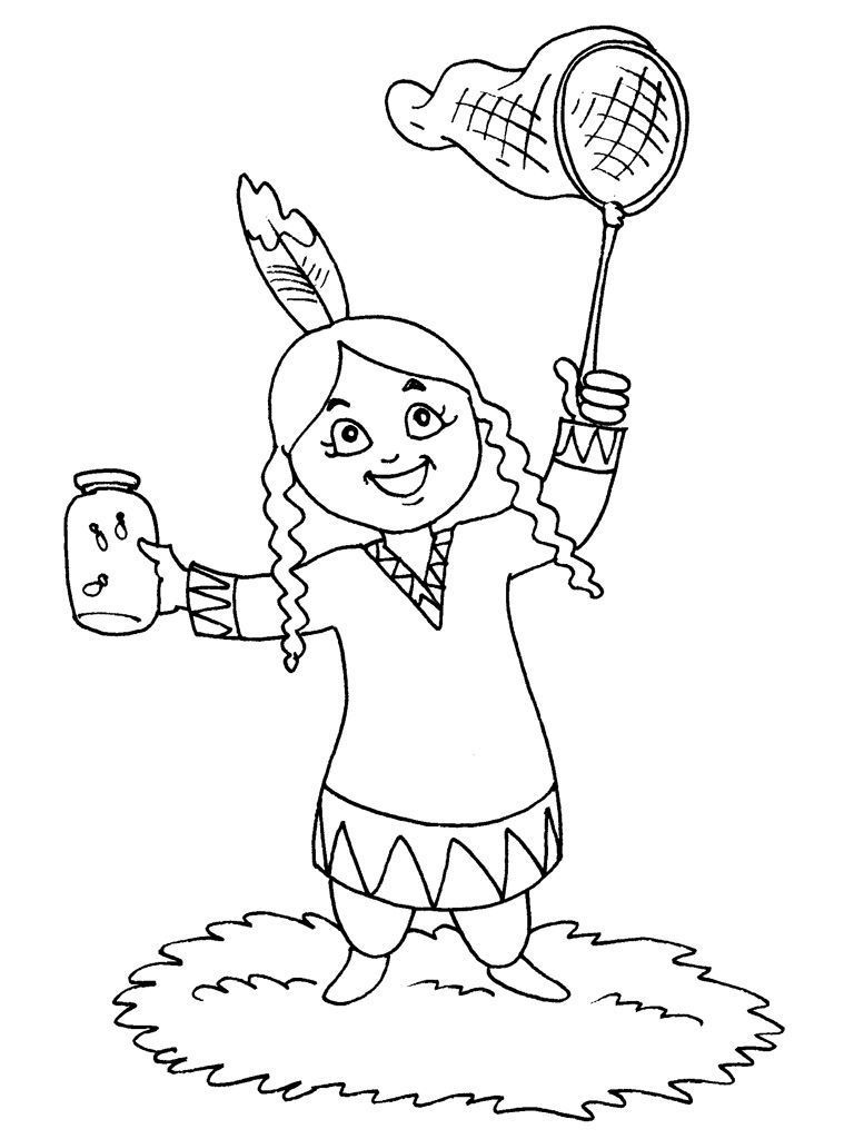 Coloriage Indienne Inspiration Coloriage Petite In Nne 27 Coloriage Enfants Filles