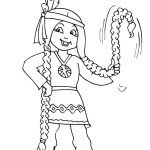 Coloriage Indienne Nice Coloriage Petite In Nne 25 Coloriage Enfants Filles