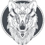 Coloriage Loup Mandala Inspiration Totem Loup Imprimer Des Coloriages Parfait Tattoo
