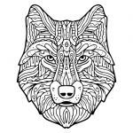Coloriage Loup Mandala Unique Méchant Loup à Imprimer Et Colorier Artherapie Adulte