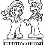 Coloriage Mario Et Luigi Nice Dessin Pixel Mario Et Luigi