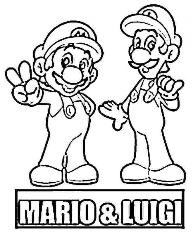 Coloriage Mario Et Luigi Nice Dessin Pixel Mario Et Luigi