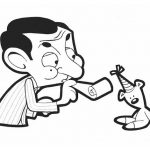 Coloriage Mister Bean Nice Mr Bean To Mr Bean Kids Coloring Pages