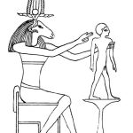 Coloriage Mythologie Luxe Coloriage Mythologie Égyptienne Dieux Et Déesses