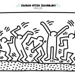 Coloriage Oeuvre D'art Nice Coloriage Keith Haring Les Danceurs Momes