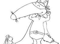 Coloriage P&amp;#039;tit Loup Unique Loup &amp; Crêpes