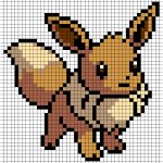 Coloriage Pixel Pokemon Élégant Eevee Pokemon Perler Bead Pattern