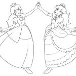 Coloriage Princesse Peach Nice Super Mario Daisy Coloring Pages Coloring Home