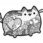 Coloriage Pusheen Nouveau Coloriage Pusheen The Cat Adult Inspired Zentangle With