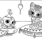 Coloriage Shimmer And Shine Frais Tala And Nahal Shimmer And Shine Coloring Page