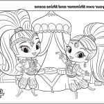 Coloriage Shimmer And Shine Génial Coloriage Shimmer Et Shine Fun With Colouring Page