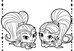 Coloriage Shimmer and Shine Inspiration Coloriage Shimmer Et Shine Dessin