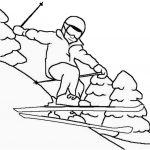 Coloriage Skieur Élégant Coloriage De Skieur 13 Best Skiing Pinterest