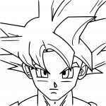 Coloriage Son Goku Inspiration Coloriage Visage Son Goku à Imprimer Sur Coloriages Fo